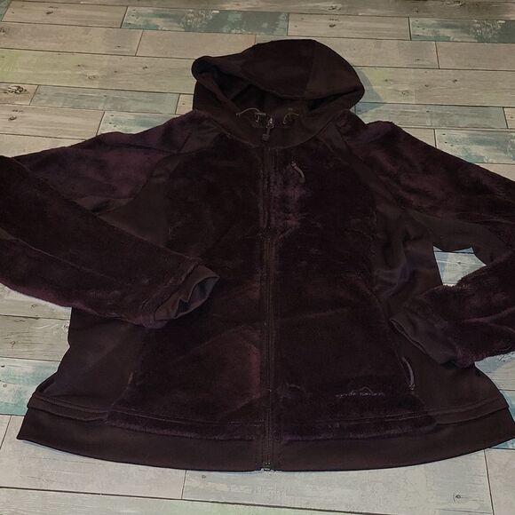 Eddie Bauer Purple Coat sz Large - Picture 1 of 6